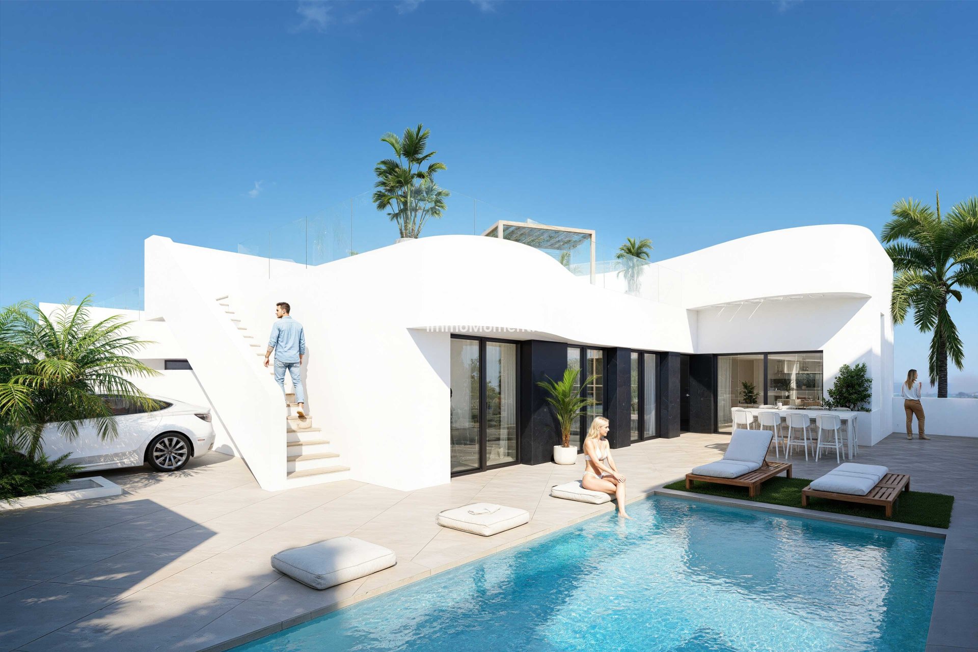 Neubau - Freistehende Villa - Algorfa