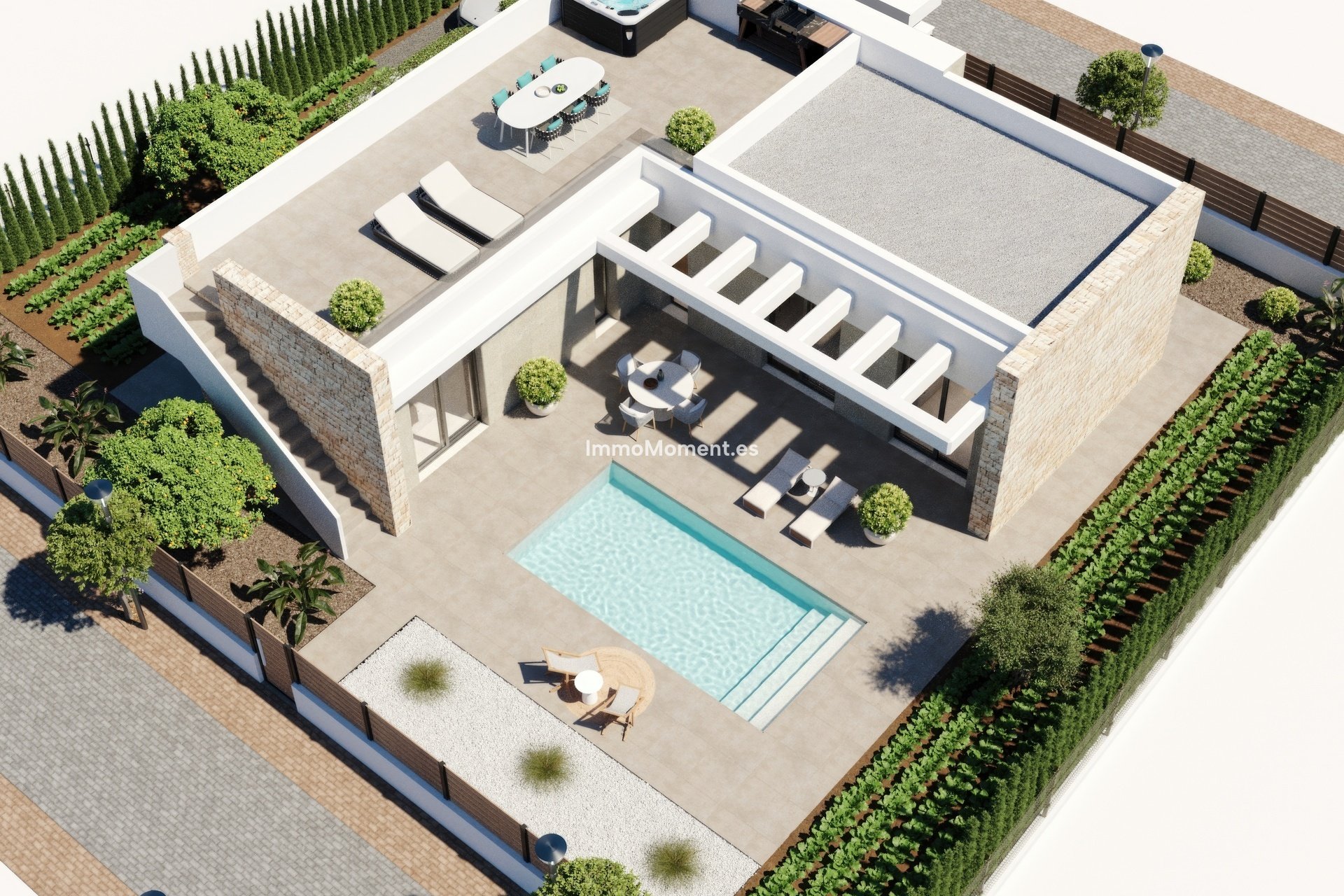 Neubau - Freistehende Villa - Hacienda del Alamo Golf