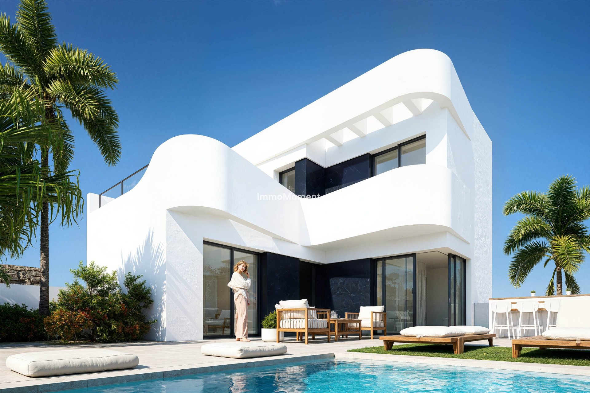 Obra nueva - Villa independiente - Algorfa