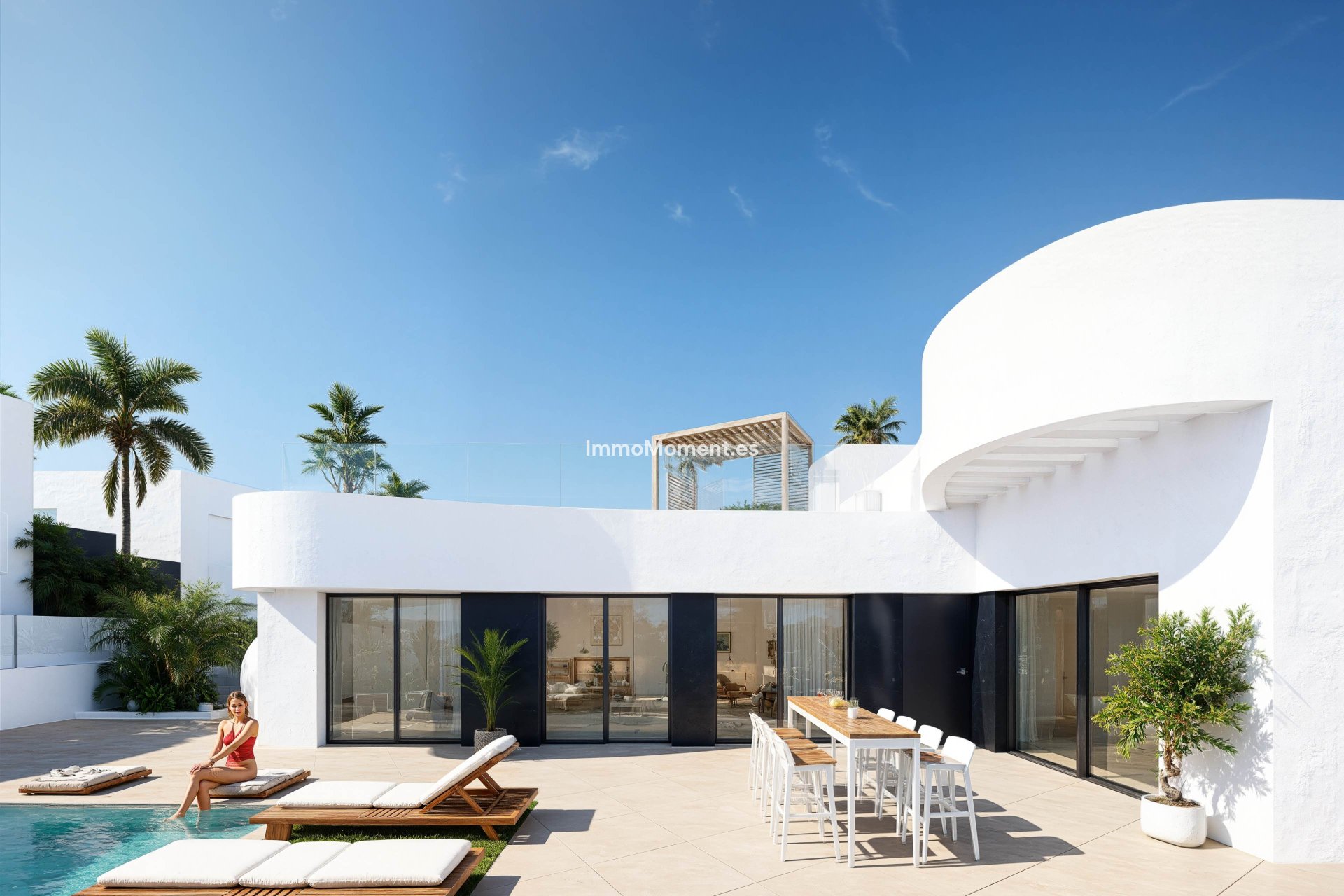 Obra nueva - Villa independiente - Algorfa