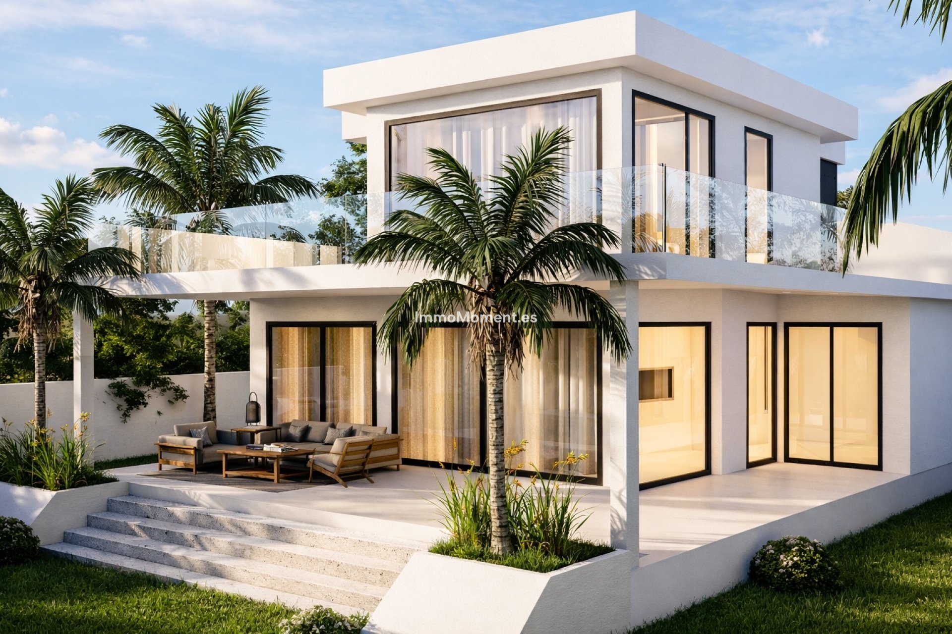 Obra nueva - Villa independiente - Estepona  - Estepona