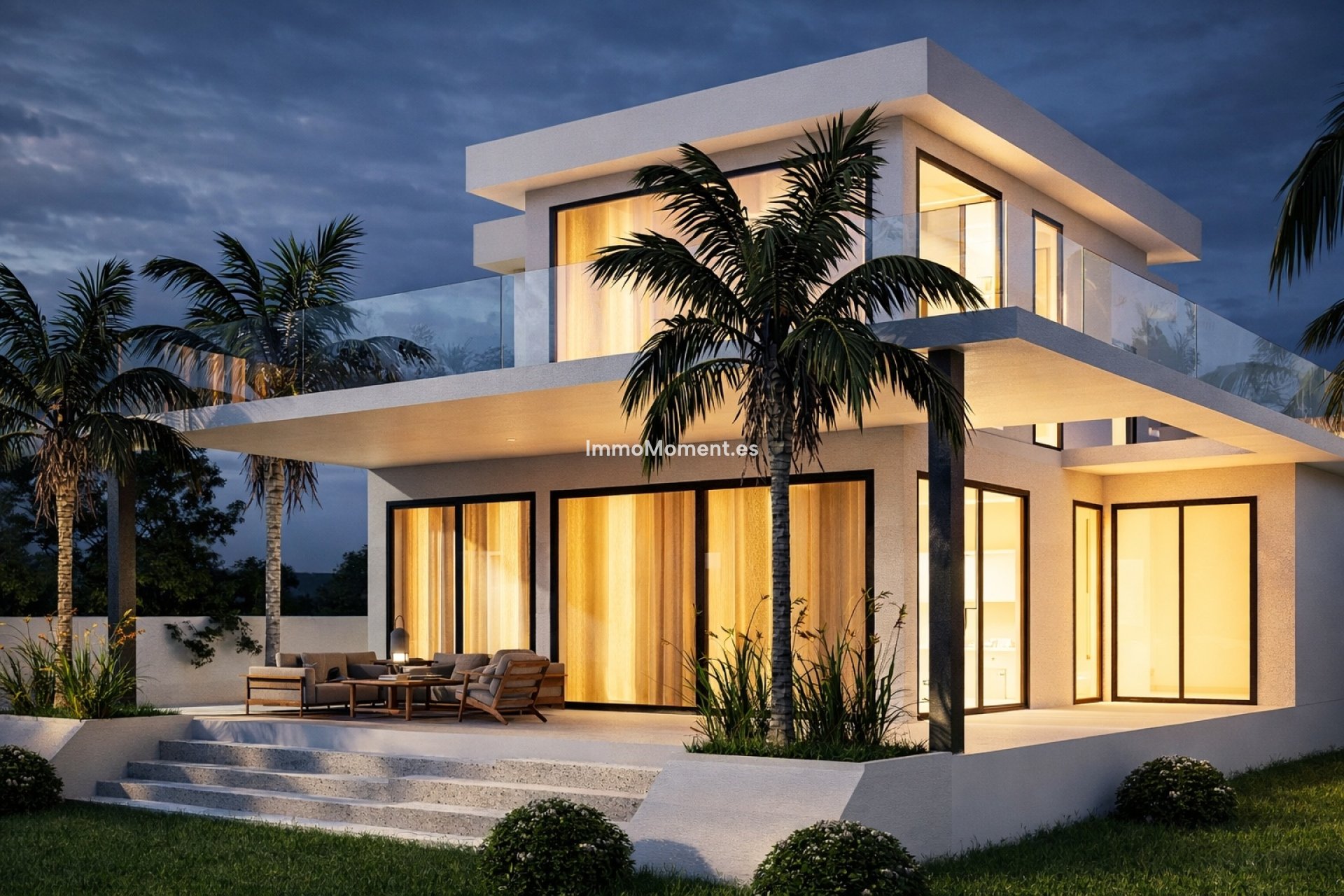 Obra nueva - Villa independiente - Estepona  - Estepona