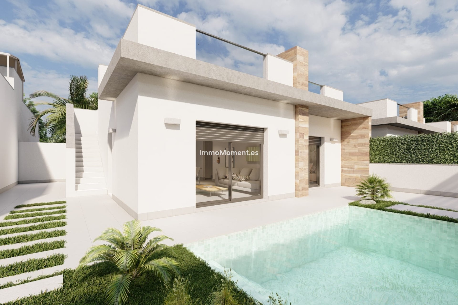 Obra nueva - Villa independiente - Roldán