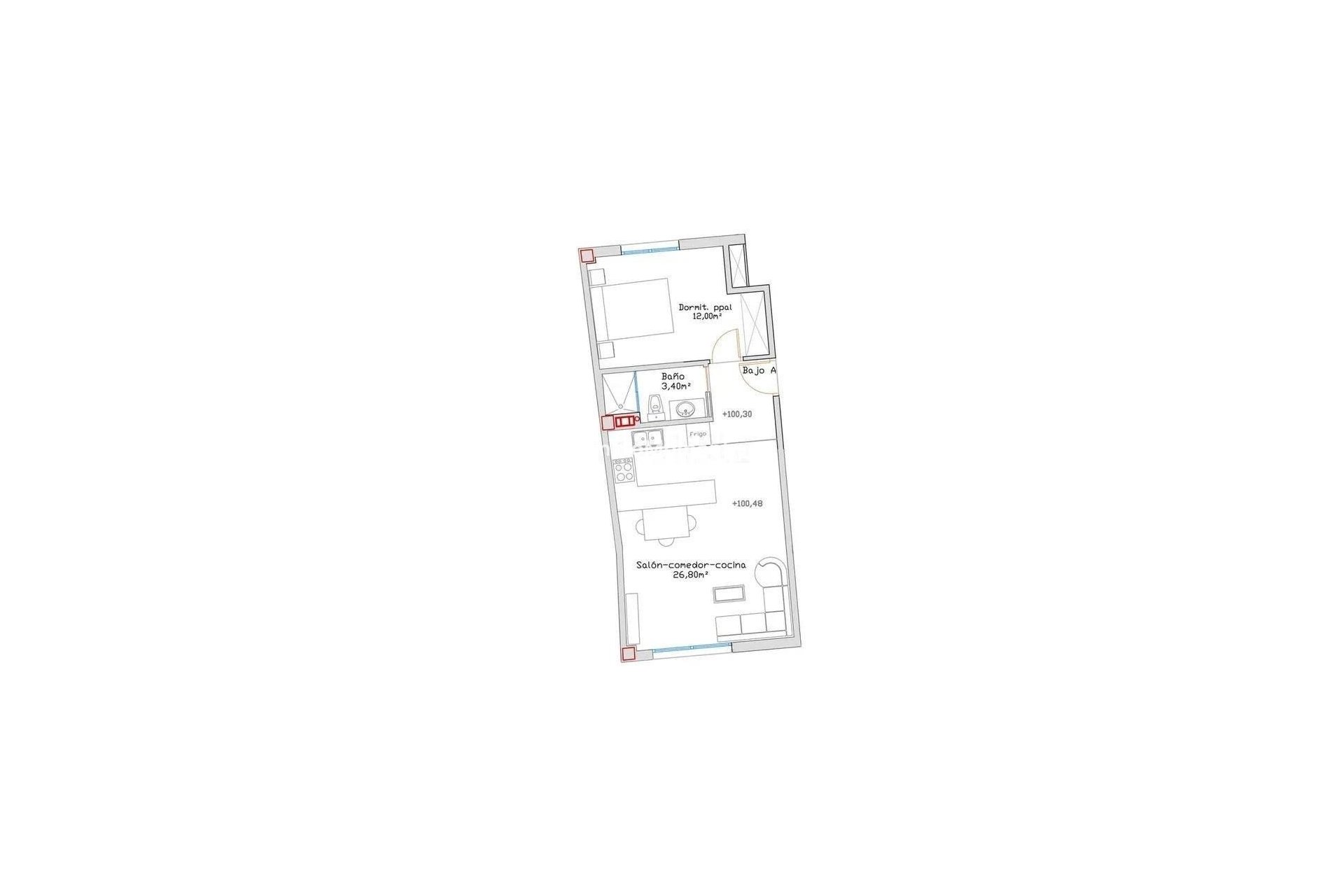 Resale - Apartment - Málaga - Capuchinos