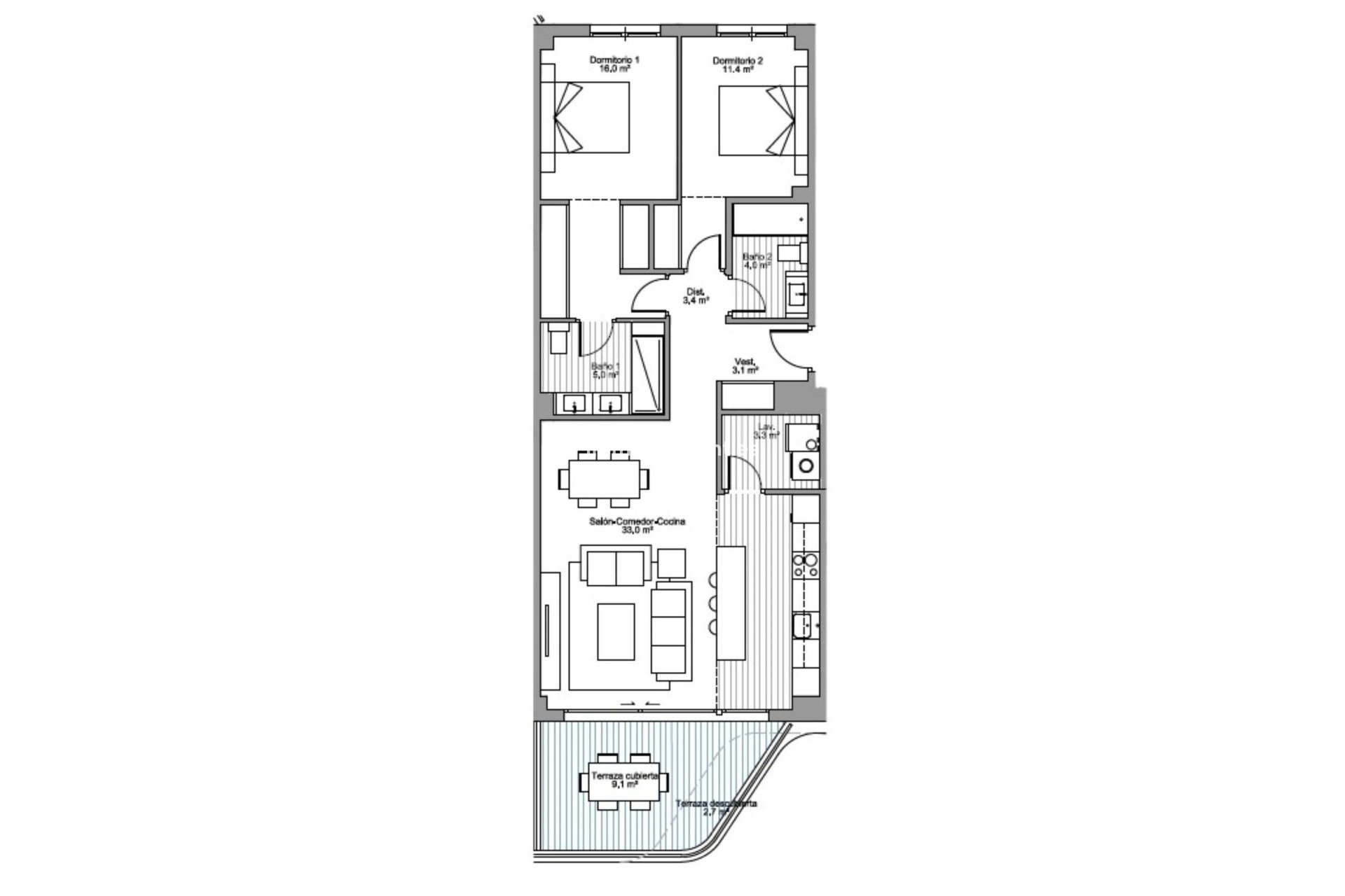 Revente - Appartement - Torremolinos - Los Alamos