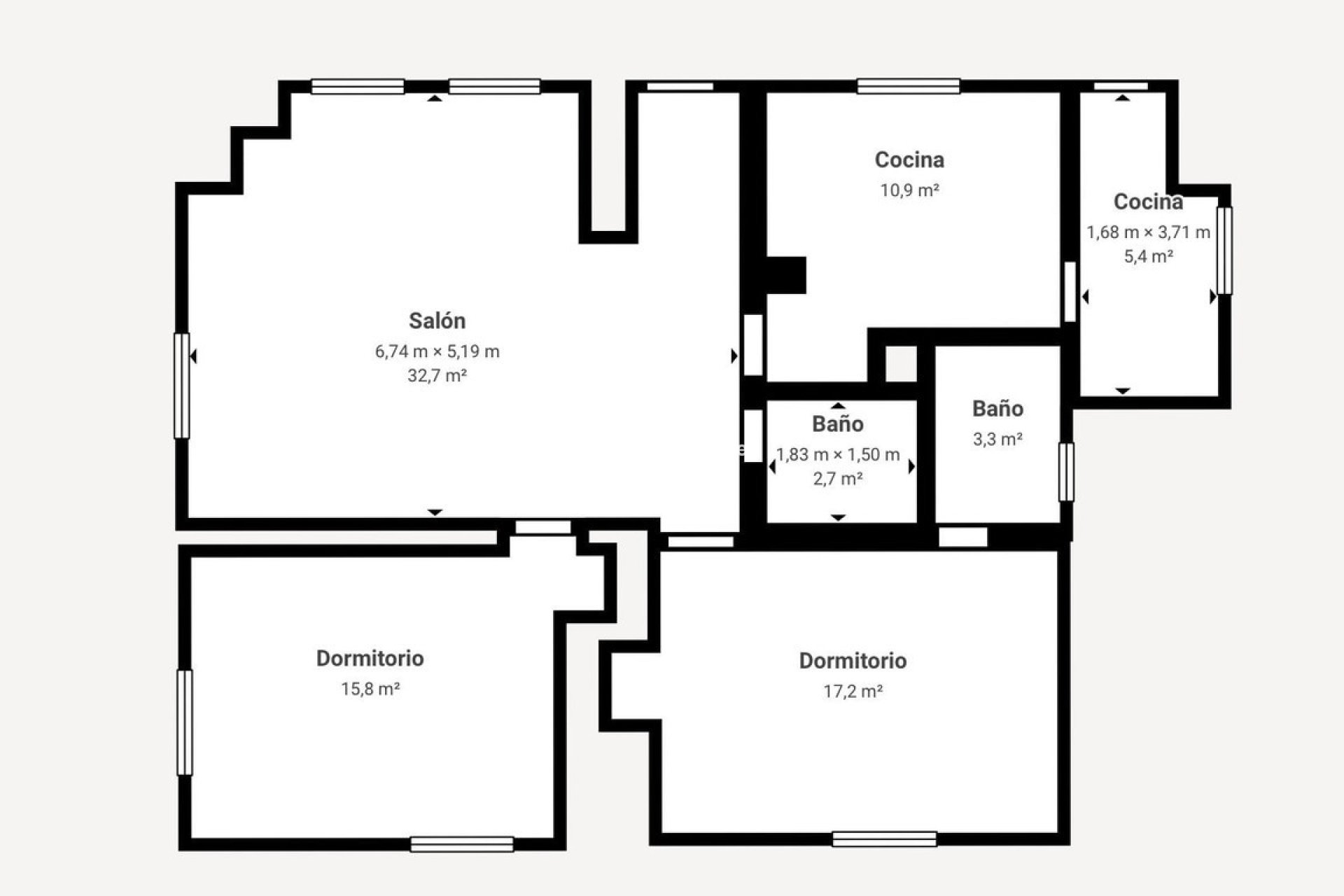 Revente - Maison de campagne - Intérieur                       - Monda