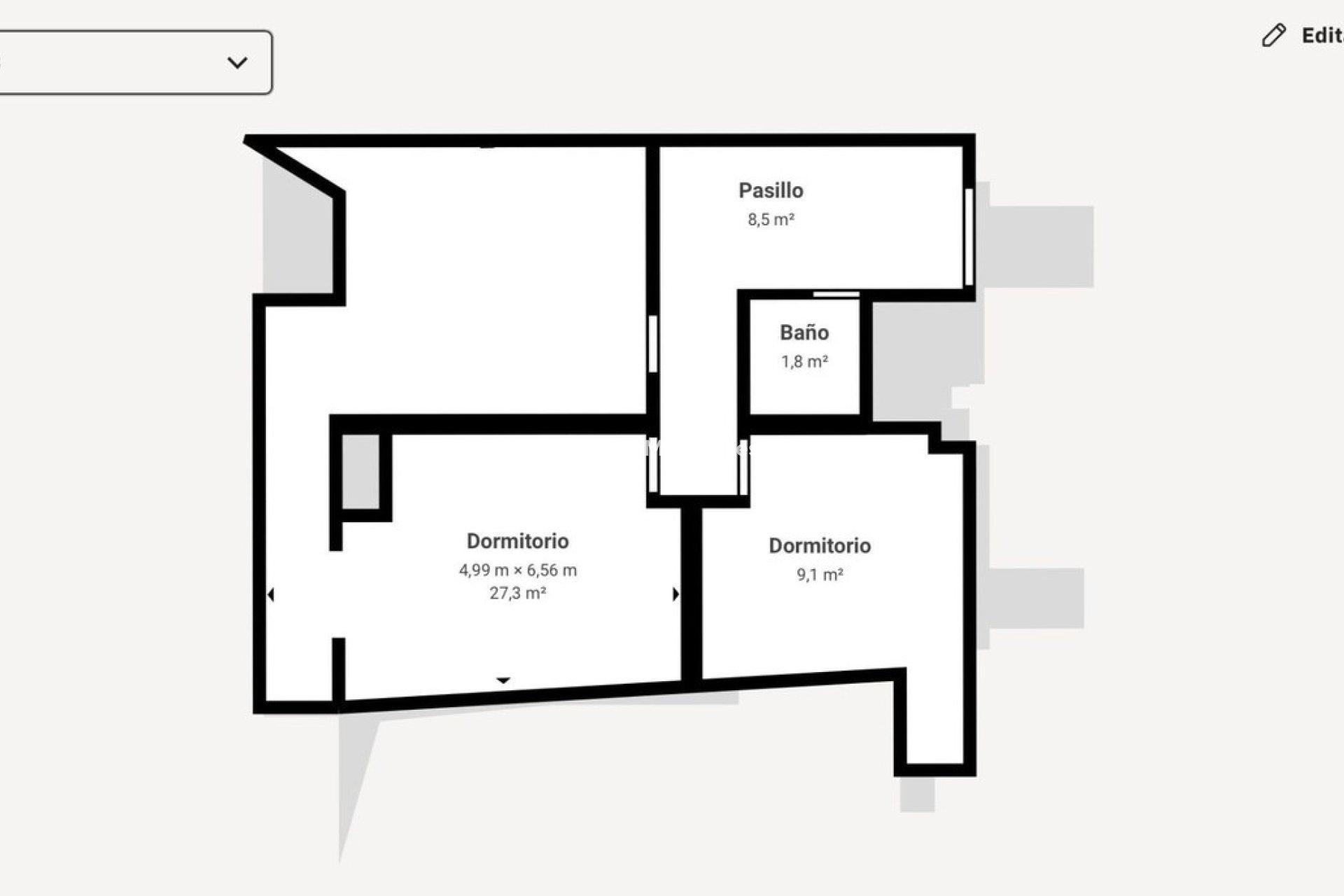 Revente - Maison mitoyenne - Intérieur                       - Monda
