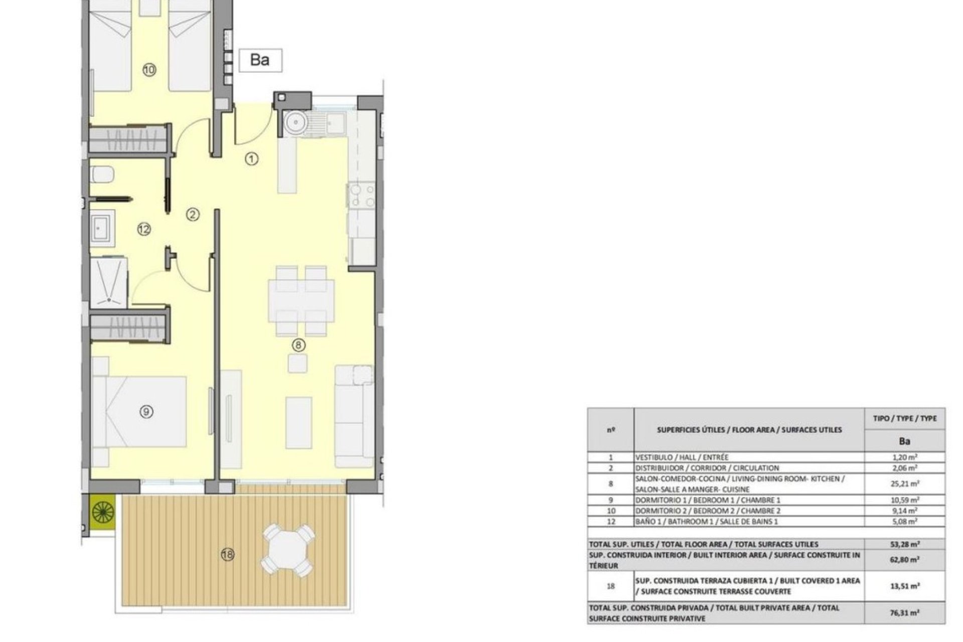 Wiederverkauf - Wohnung - Orihuela Costa - Villamartín