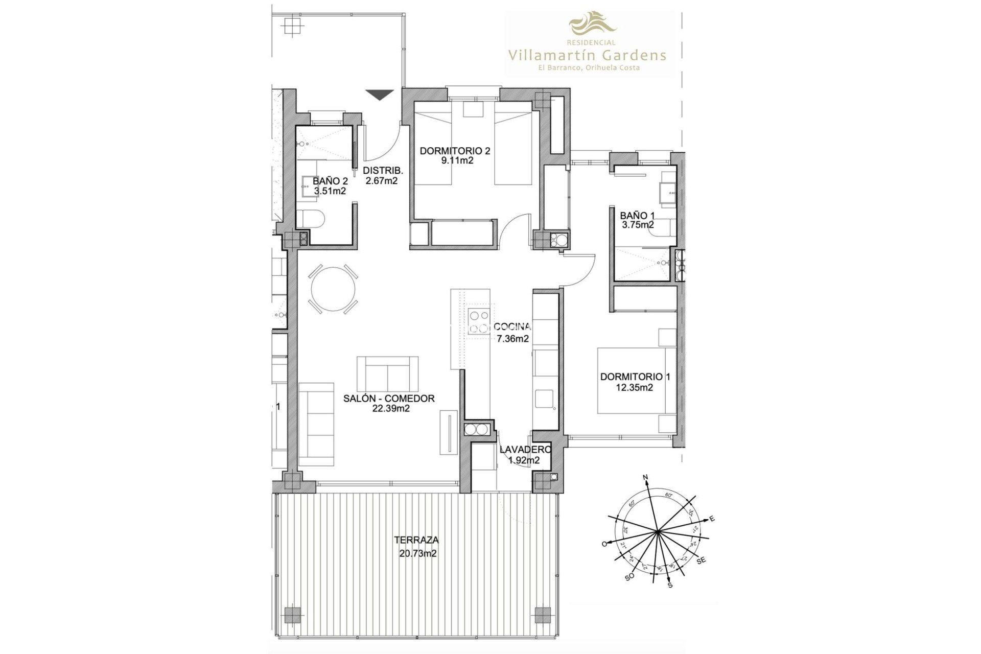 Wiederverkauf - Wohnung - Orihuela - Villamartin