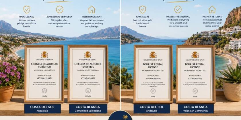 VERHUURLICENTIES ANNO 2026: COSTA BLANCA VS. COSTA DEL SOL
