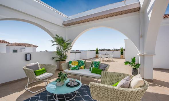 Hoge bungalow (solarium) in Rojales