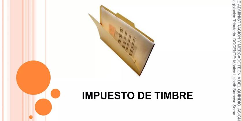 DROIT DE TIMBRE