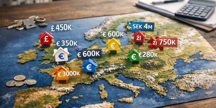PRIX DE L'IMMOBILIER DANS L'UE