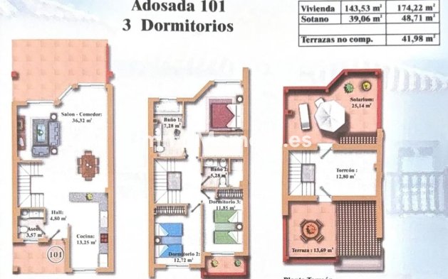 Revente - Maison mitoyenne - Intérieur                       - Lauro Golf