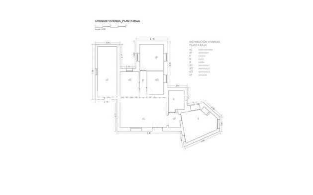 Revente - Maison de campagne - Intérieur                       - Coín