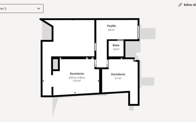 Revente - Maison mitoyenne - Intérieur                       - Monda