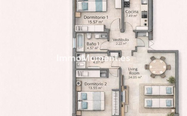 Wiederverkauf - Wohnung - Estepona  - Estepona Centro