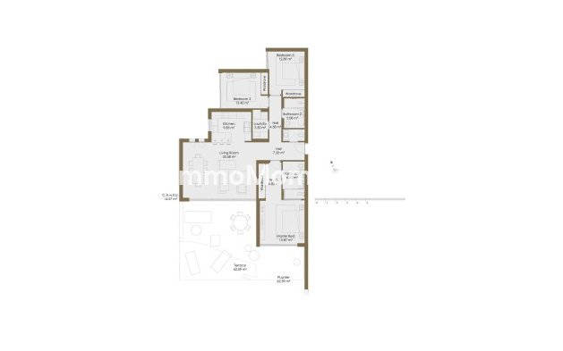 Revente - Appartement - Intérieur                       - Ojén