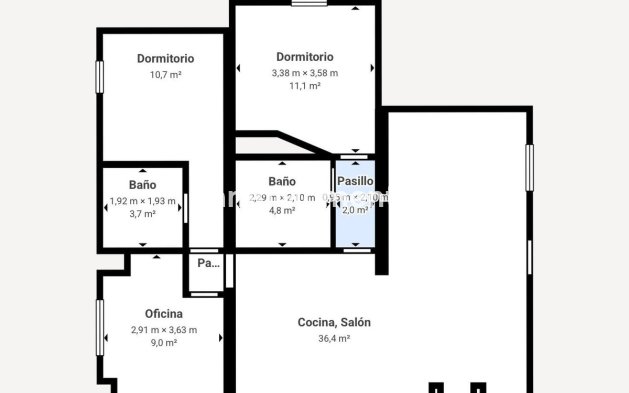 Revente - Maison de campagne - Intérieur                       - Coín