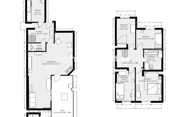 Wiederverkauf - Reihenhaus -   Inländisch - Alhaurín el Grande Centro