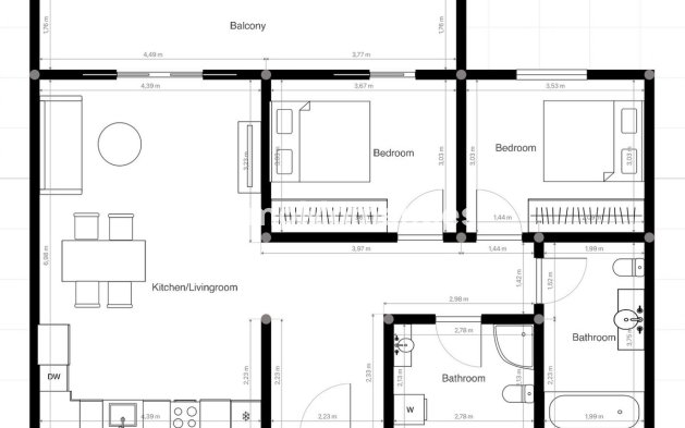 Wiederverkauf - Wohnung - Manilva - San Luis de Sabinillas